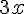 \normalsize~3x \normalsize~3x